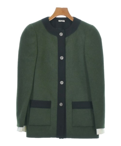 Miu Miu(ミュウミュウ)のノーカラージャケット サイズ:38(S位) 92,800円