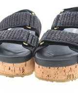 Miu Miu（ミュウミュウ）サンダル 黒 サイズ:EU37 1/2(24cm位) レディース/2200713954210