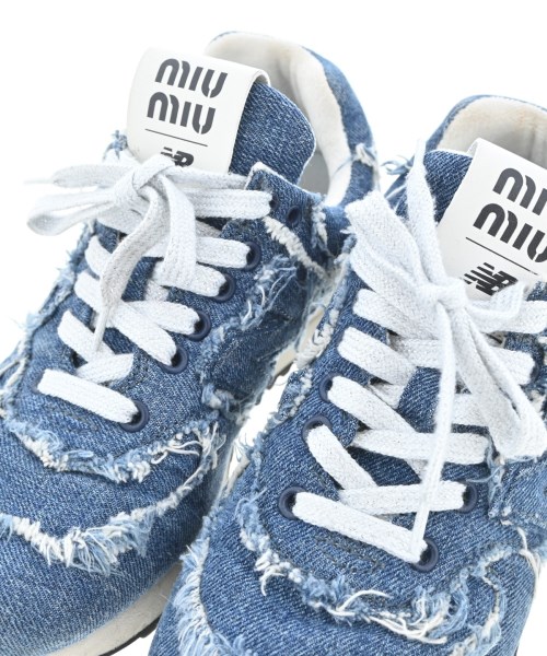 Miu Miu（ミュウミュウ）スニーカー 青 サイズ:EU35 1/2(22cm位) レディース/2200713954241