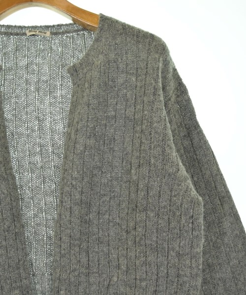 Miu Miu（ミュウミュウ）カーディガン グレー サイズ:38(S位) レディース/2200659947031
