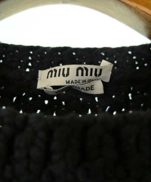 Miu Miu（ミュウミュウ）ニット・セーター 黒 サイズ:36(XS位) レディース/2200659947048