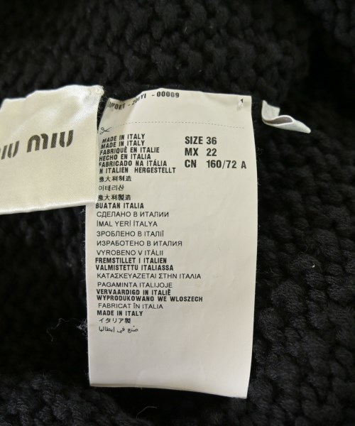 Miu Miu（ミュウミュウ）ニット・セーター 黒 サイズ:36(XS位) レディース/2200659947048