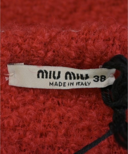 Miu Miu（ミュウミュウ）ミニスカート 赤 サイズ:38(S位) レディース/2200714422091