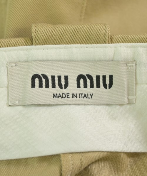 Miu Miu（ミュウミュウ）ミニスカート ベージュ サイズ:36(XS位) レディース/2200714422121
