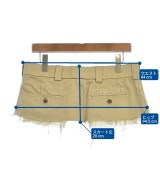 Miu Miu（ミュウミュウ）ミニスカート ベージュ サイズ:-(L位) レディース/2200714422176