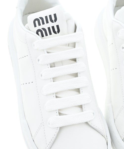 Miu Miu（ミュウミュウ）スニーカー 白 サイズ:EU37(23.5cm位) レディース/2200714422183