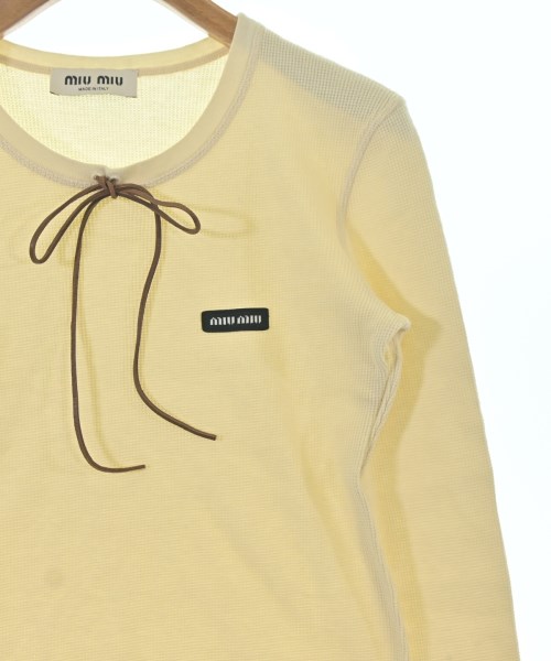 Miu Miu（ミュウミュウ）Tシャツ・カットソー 白 サイズ:XS レディース/2200715115022