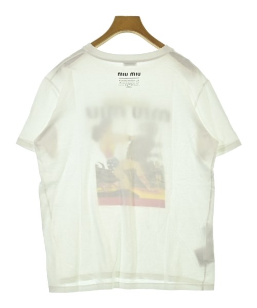 Miu Miu（ミュウミュウ）Tシャツ・カットソー 白 サイズ:L レディース/2200716111030