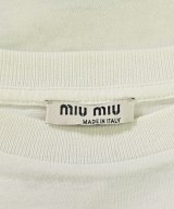 Miu Miu（ミュウミュウ）Tシャツ・カットソー 白 サイズ:L レディース/2200716111030
