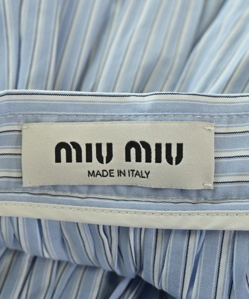 Miu Miu（ミュウミュウ）ひざ丈スカート 青 サイズ:38(S位) レディース/2200716379027