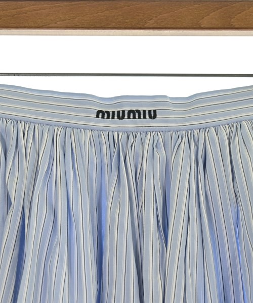 Miu Miu（ミュウミュウ）ひざ丈スカート 青 サイズ:38(S位) レディース/2200716379027