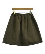 Miu Miu（ミュウミュウ）ひざ丈スカート 茶 サイズ:36(XS位) レディース/2200716679035