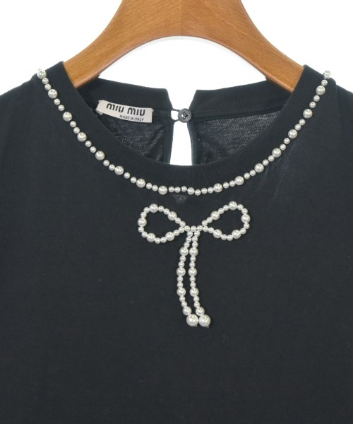 Miu Miu（ミュウミュウ）Tシャツ・カットソー 黒 サイズ:S レディース/2200716832034