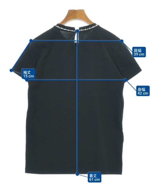 Miu Miu（ミュウミュウ）Tシャツ・カットソー 黒 サイズ:S レディース/2200716832034