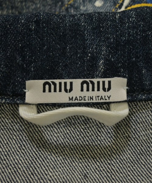 Miu Miu（ミュウミュウ）デニムジャケット 紺 サイズ:38(S位) レディース/2200717056101