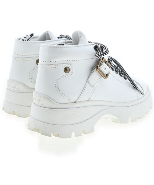 Miu Miu（ミュウミュウ）ブーツ 白 サイズ:EU37(23.5cm位) レディース/2200717056477