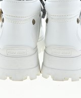 Miu Miu（ミュウミュウ）ブーツ 白 サイズ:EU37(23.5cm位) レディース/2200717056477