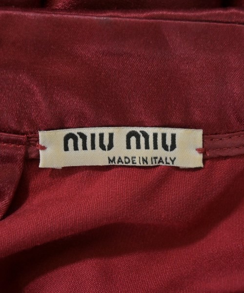 Miu Miu（ミュウミュウ）カジュアルシャツ 赤 サイズ:40(M位) レディース/2200713388152