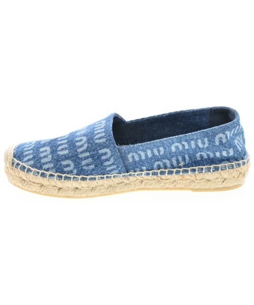 Miu Miu（ミュウミュウ）エスパドリーユ 青 サイズ:EU35(21.5cm位) レディース/2200717638123