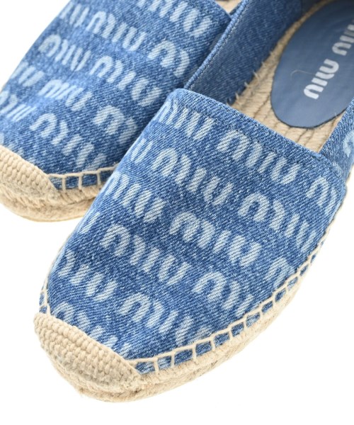 Miu Miu（ミュウミュウ）エスパドリーユ 青 サイズ:EU35(21.5cm位) レディース/2200717638123