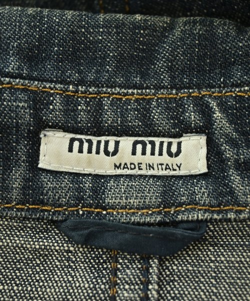 Miu Miu（ミュウミュウ）デニムジャケット 紺 サイズ:S レディース/2200717718047
