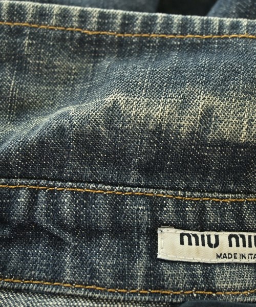 Miu Miu（ミュウミュウ）デニムジャケット 紺 サイズ:S レディース/2200717718047