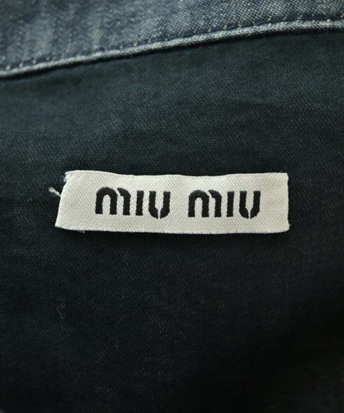 Miu Miu（ミュウミュウ）シャツワンピース 紺 サイズ:40(M位) レディース/2200717718054