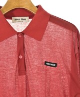 Miu Miu（ミュウミュウ）Tシャツ・カットソー 赤 サイズ:L レディース/2200717805037