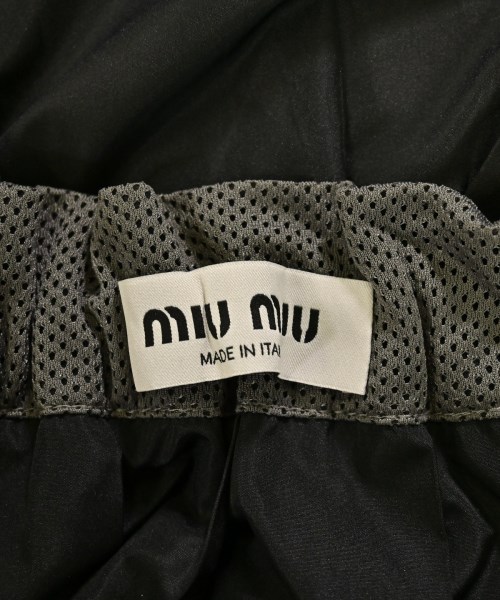 Miu Miu（ミュウミュウ）ひざ丈スカート 黒 サイズ:38(S位) レディース/2200718219017