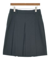 Miu Miu（ミュウミュウ）ひざ丈スカート 紺 サイズ:36(XS位) レディース/2200718219031