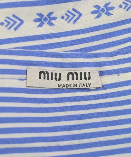Miu Miu（ミュウミュウ）Tシャツ・カットソー 青 サイズ:XS レディース/2200718709037