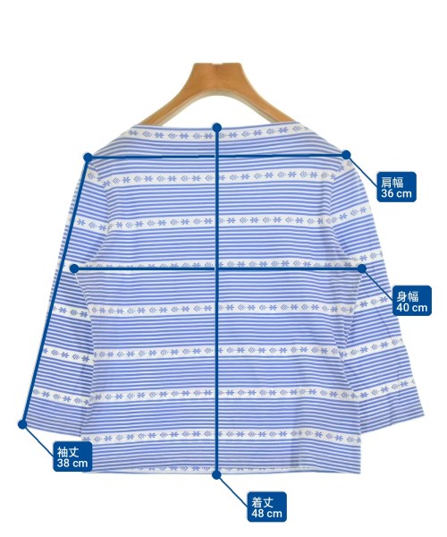Miu Miu（ミュウミュウ）Tシャツ・カットソー 青 サイズ:XS レディース/2200718709037