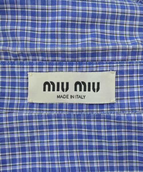 Miu Miu（ミュウミュウ）カジュアルシャツ 青 サイズ:38(S位) レディース/2200718789015
