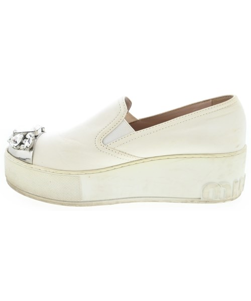 Miu Miu（ミュウミュウ）スニーカー 白 サイズ:EU36(22.5cm位) レディース/2200714318110