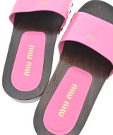 Miu Miu（ミュウミュウ）サンダル ピンク サイズ:EU36(22.5cm位) レディース/2200717655458