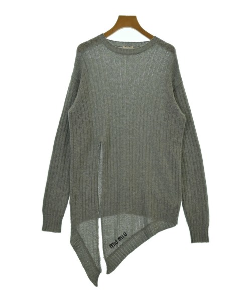 Miu Miu(ミュウミュウ)ニット・セーター グレー サイズ:38(S位)/2200644380119