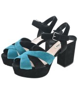 Miu Miu（ミュウミュウ）サンダル 黒 サイズ:EU36 1/2(23cm位) レディース/2200642227324