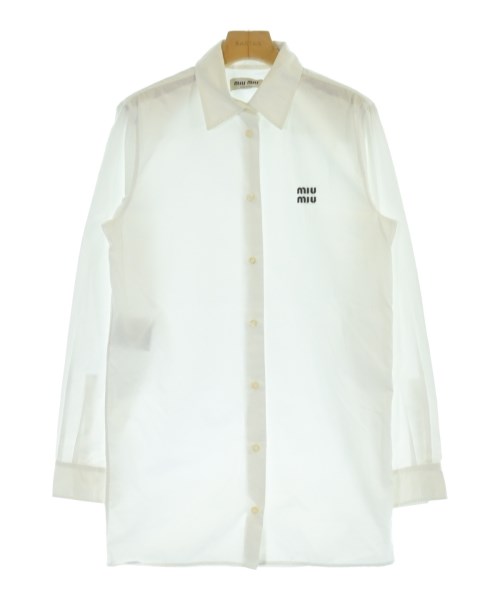 Miu Miu(ミュウミュウ)カジュアルシャツ 白 サイズ:38(S位)/2200646603063