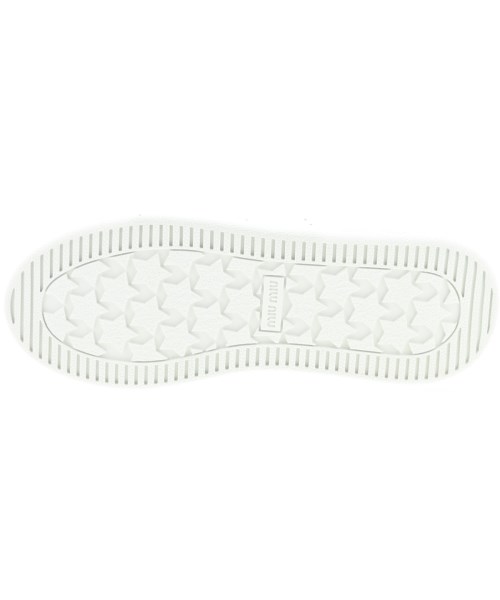 Miu Miu（ミュウミュウ）スニーカー 白 サイズ:EU38(24.5cm位) レディース/2200646679099