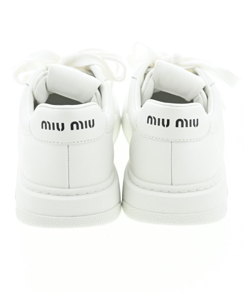 Miu Miu（ミュウミュウ）スニーカー 白 サイズ:EU38(24.5cm位) レディース/2200646679099