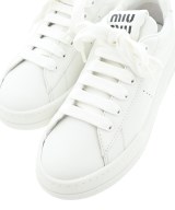 Miu Miu（ミュウミュウ）スニーカー 白 サイズ:EU38(24.5cm位) レディース/2200646679099