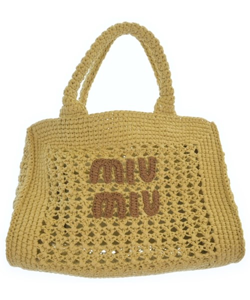 Miu Miu(ミュウミュウ)かごバッグ ベージュ サイズ:-/2200636461222