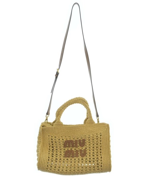 Miu Miu（ミュウミュウ）かごバッグ ベージュ サイズ:- レディース/2200636461222