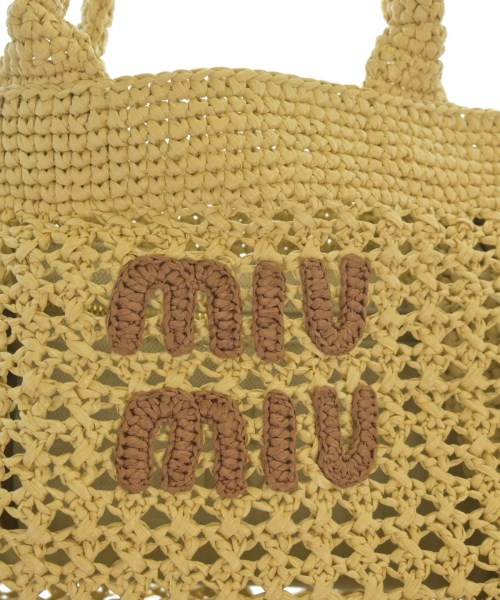 Miu Miu（ミュウミュウ）かごバッグ ベージュ サイズ:- レディース/2200636461222
