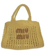 Miu Miu（ミュウミュウ）かごバッグ ベージュ サイズ:- レディース/2200636461222