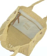 Miu Miu（ミュウミュウ）かごバッグ ベージュ サイズ:- レディース/2200636461222