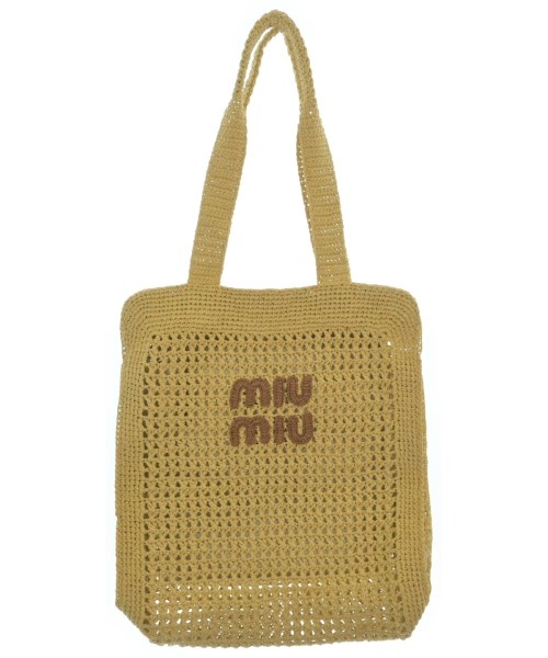 Miu Miu（ミュウミュウ）かごバッグ ベージュ サイズ:- レディース/2200636461239