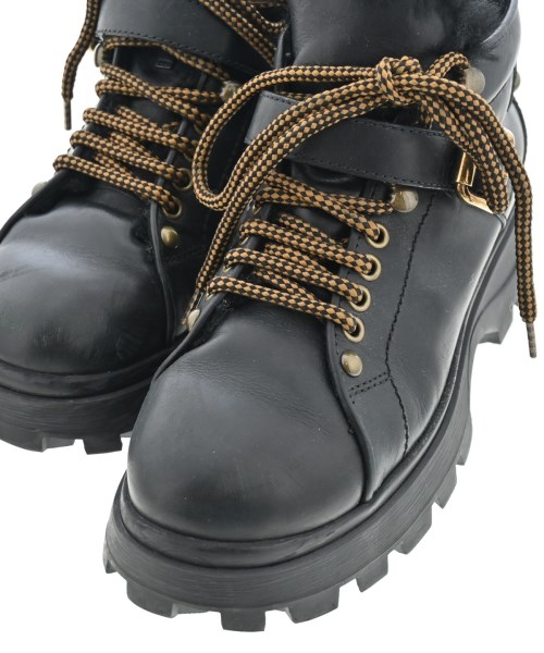 Miu Miu（ミュウミュウ）ブーツ 黒 サイズ:EU37 1/2(24cm位) レディース/2200637102025