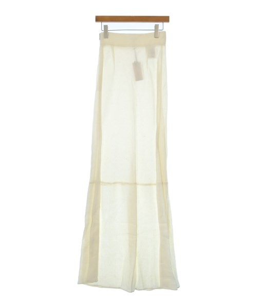 Miu Miu（ミュウミュウ）ロング・マキシ丈スカート 白 サイズ:38(S位) レディース/2200637102087