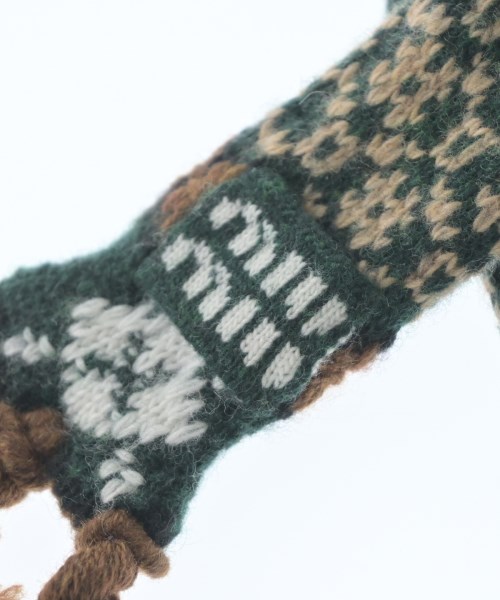 Miu Miu（ミュウミュウ）バンダナ・スカーフ 緑 サイズ:TU レディース/2200648334057